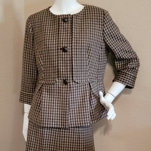 VINTAGE Talbots Petite Collection Wool Skirt Suit